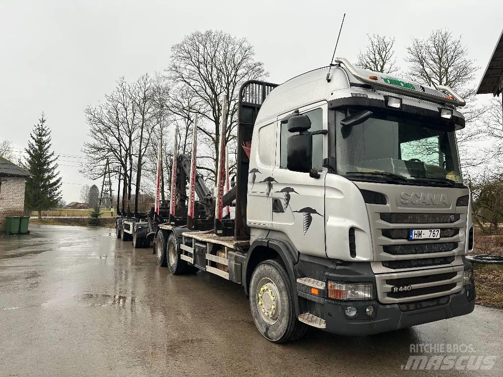 Scania R440 Nákladné vozidlá na prepravu dreva