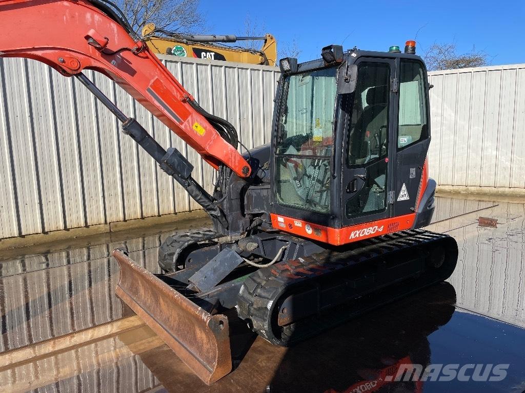 Kubota KX 080-4 Midi rýpadlá 7 t - 12 t