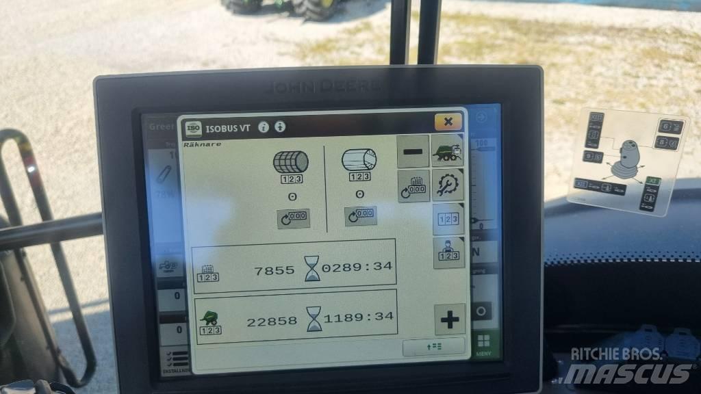 John Deere C441R Lisy na okrúhle balíky