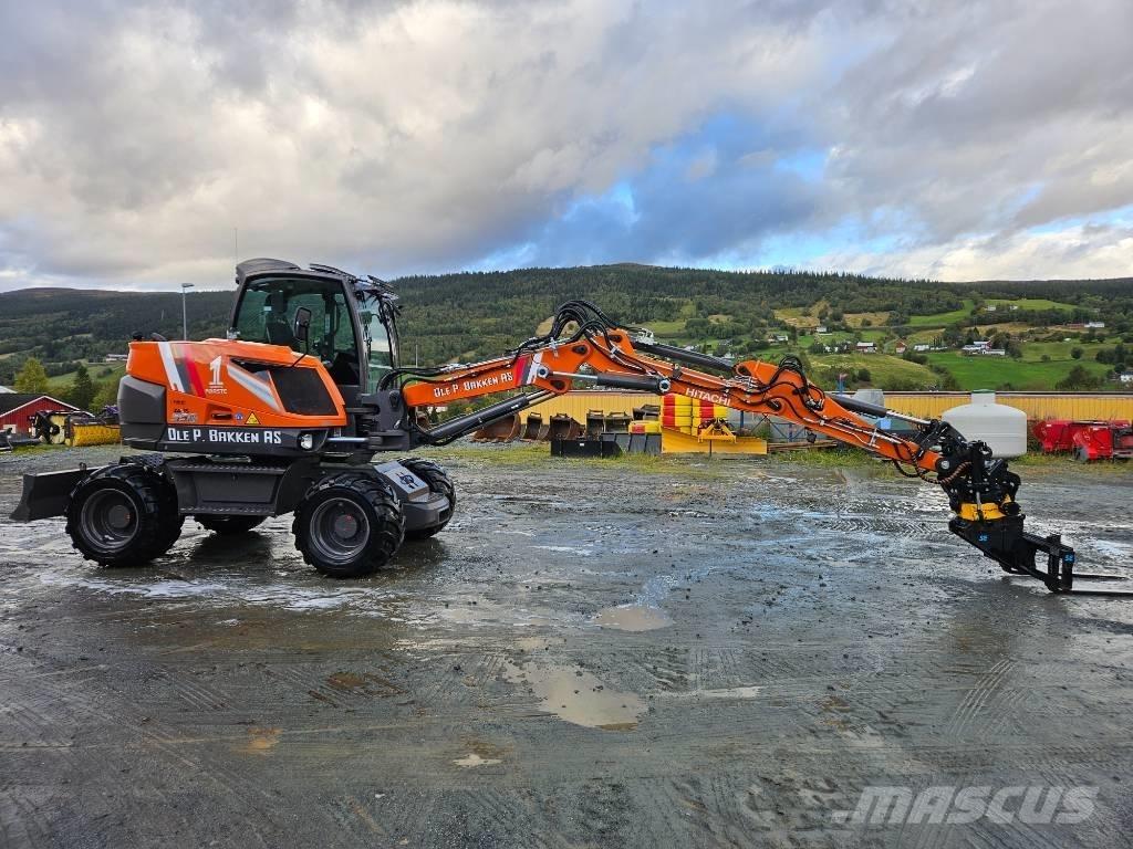 Hitachi ZX 95 W-7 Kolesové rýpadlá