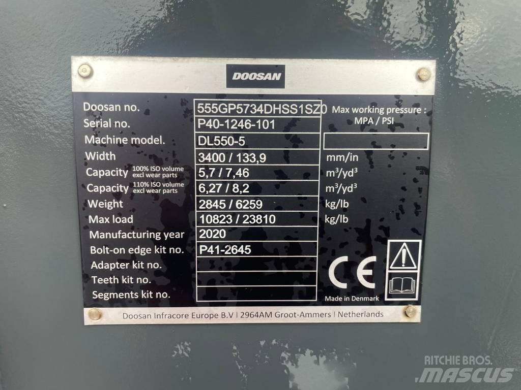 Doosan DL550 Lopaty