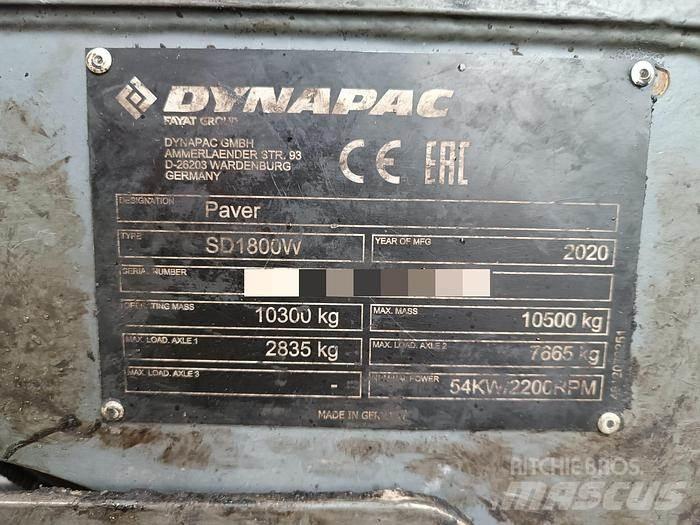 Dynapac SD1800W Finišéry