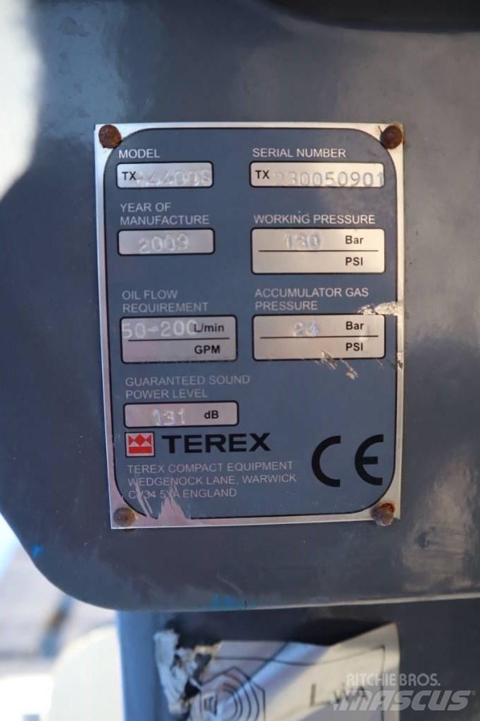 Terex TXH4400 Búracie kladivá / Zbíjačky
