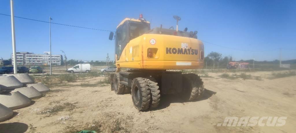 Komatsu PW 140-7 Kolesové rýpadlá