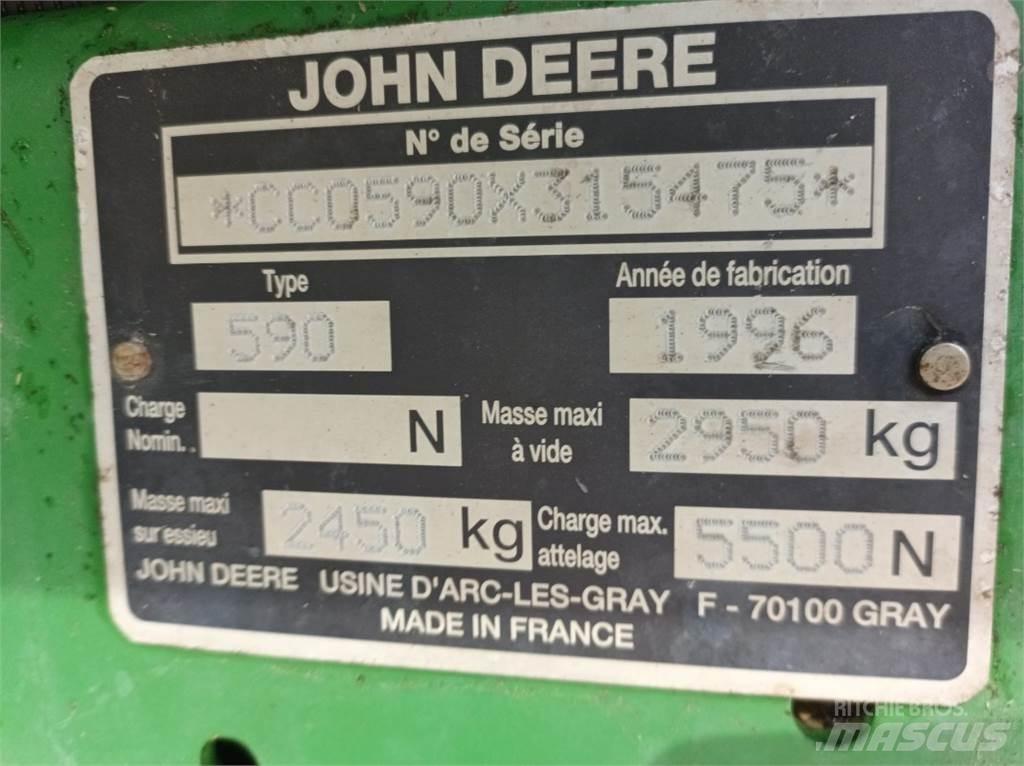 John Deere 590 Lisy na okrúhle balíky