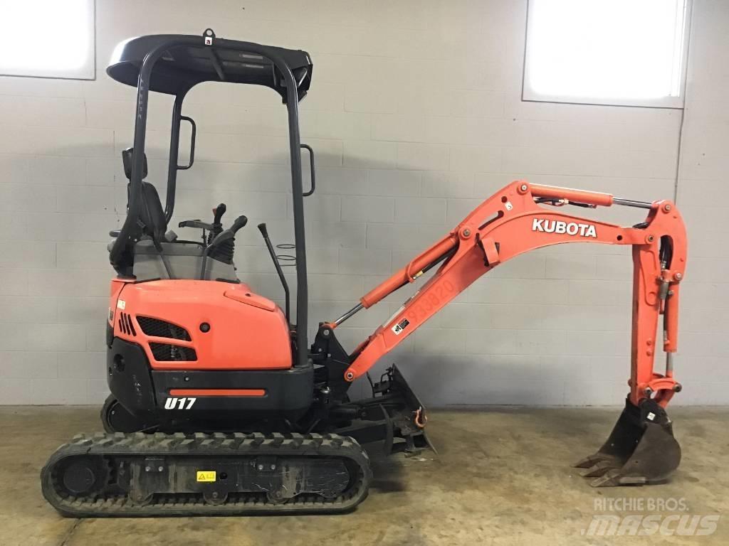 Kubota U 17 Mini rýpadlá < 7t