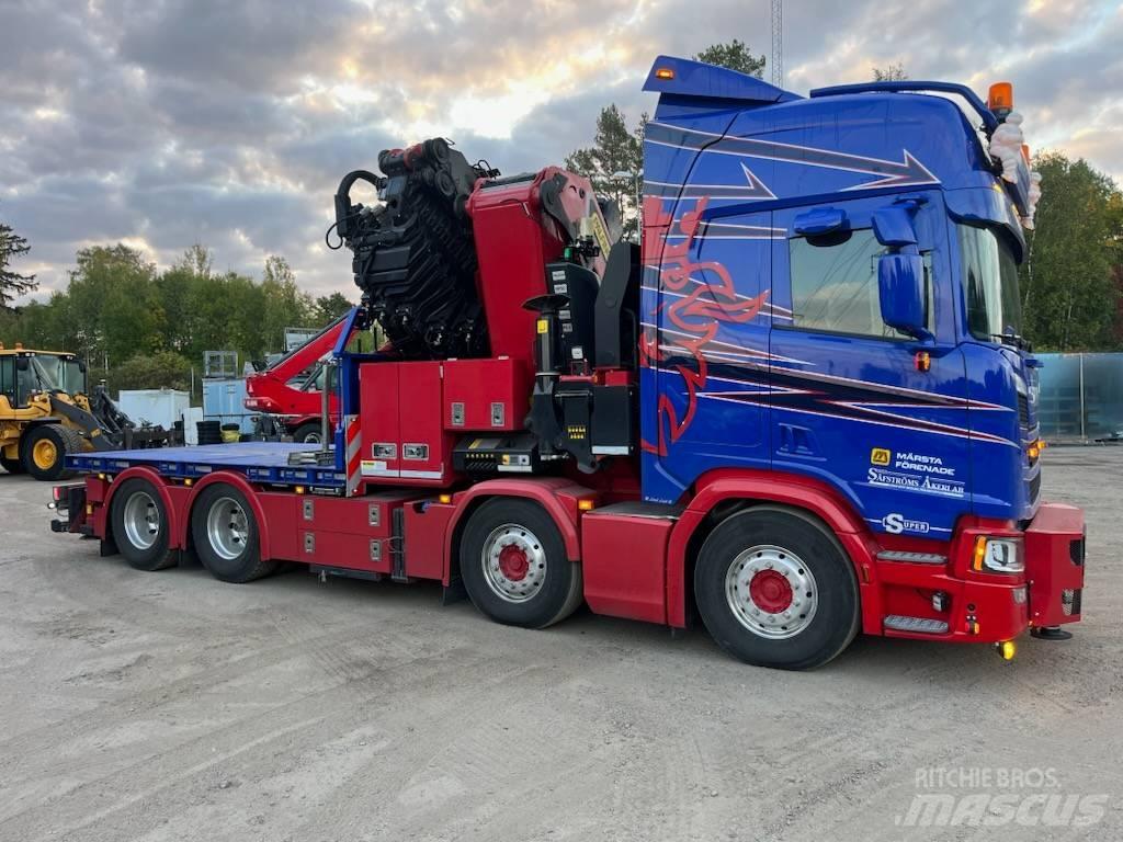 Scania R 560 Autožeriavy, hydraulické ruky