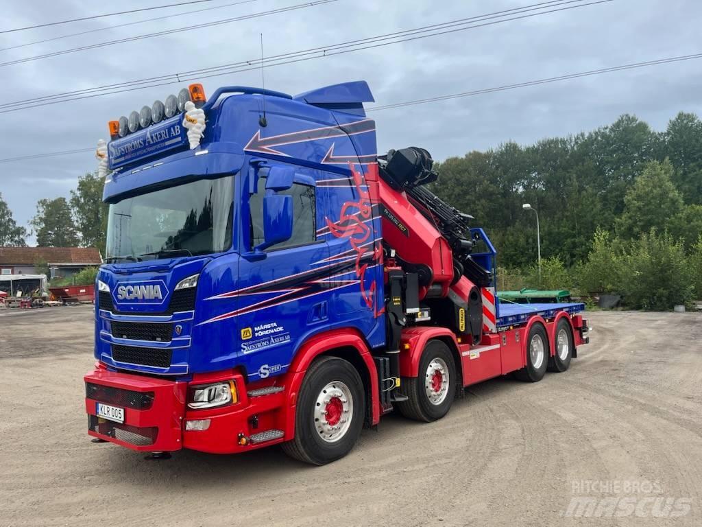 Scania R 560 Autožeriavy, hydraulické ruky