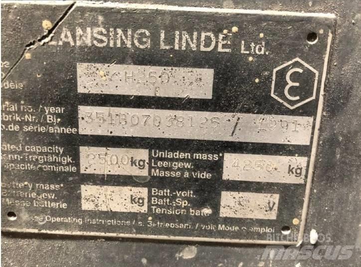 Linde H25D Dieselové vozíky