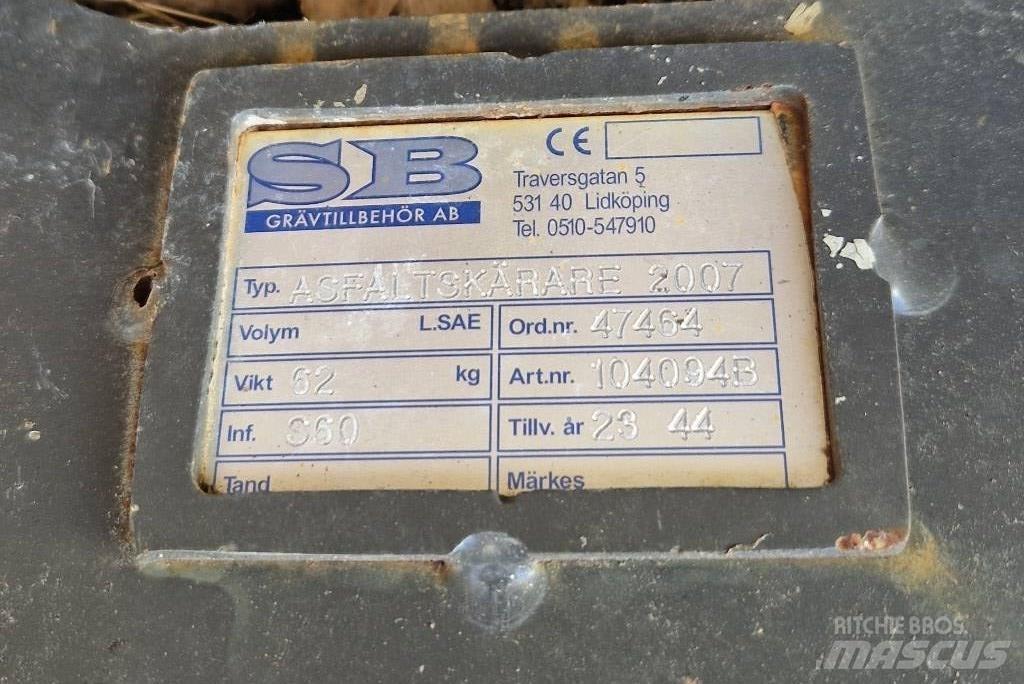 SB Asfaltskärare S60 Frézy, nožnice