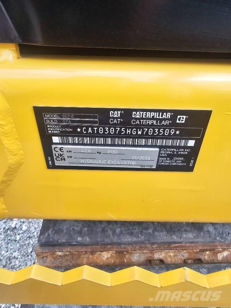 CAT 307.5 Midi rýpadlá 7 t - 12 t