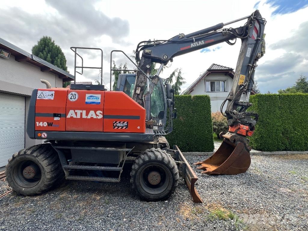 Atlas 140 W Kolesové rýpadlá