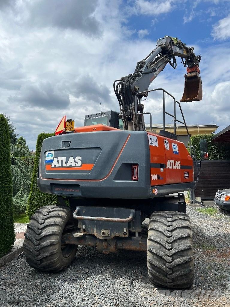 Atlas 140 W Kolesové rýpadlá