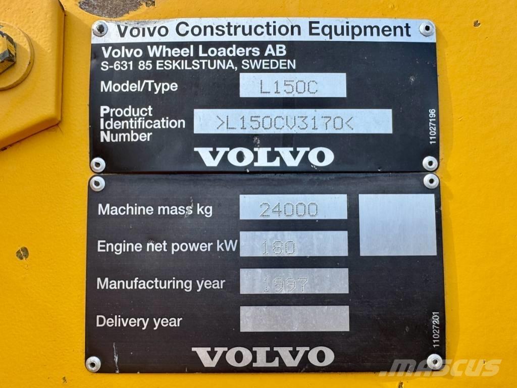 Volvo L 150 C Kolesové nakladače