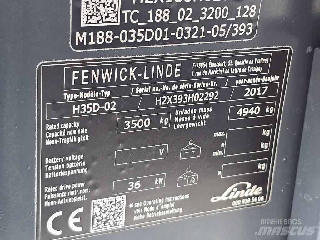 Linde H35D-02 Dieselové vozíky