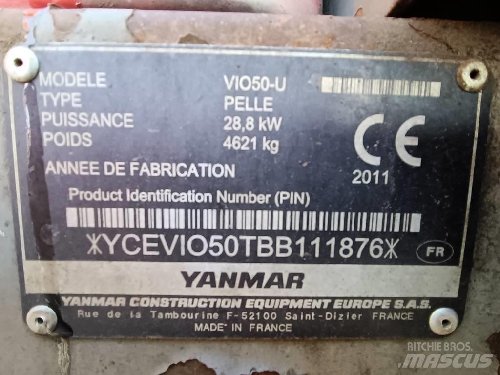 Yanmar Vio 50 Mini rýpadlá < 7t