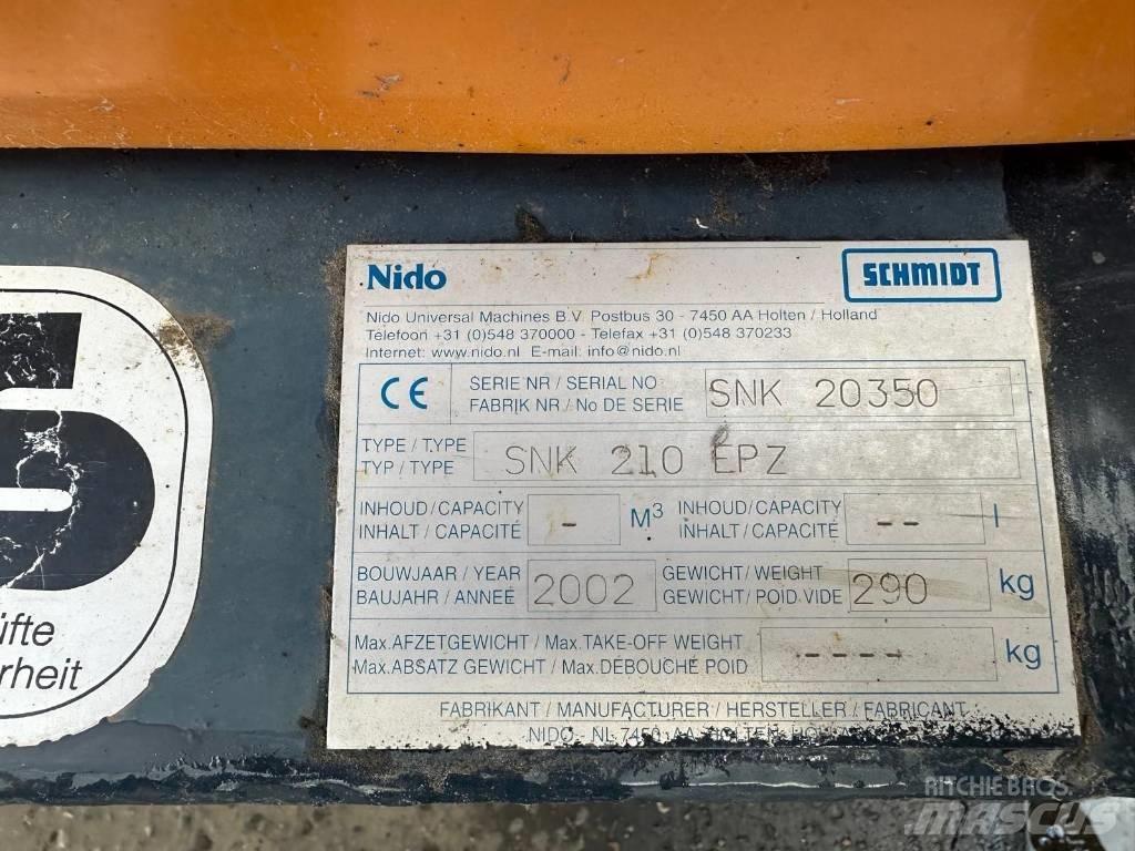Nido SNK 210 EPZ Snežné pluhy, predné snežné radlice