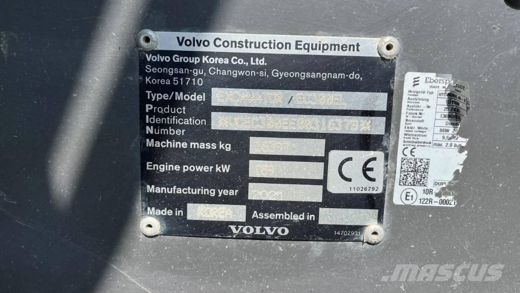 Volvo EC300EL Pásové rýpadlá