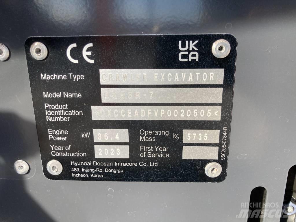 Develon DX 55 R-7 Mini rýpadlá < 7t