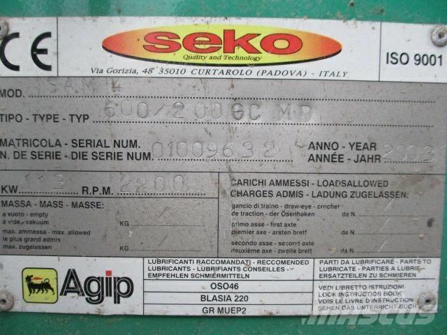 Seko 600/200GC MD Štiepkovače