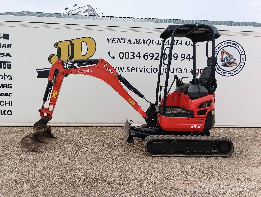 Kubota U 17-3 Mini rýpadlá < 7t