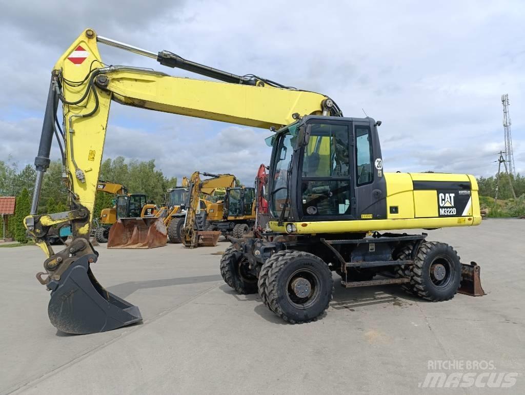 CAT M 322 D Kolesové rýpadlá