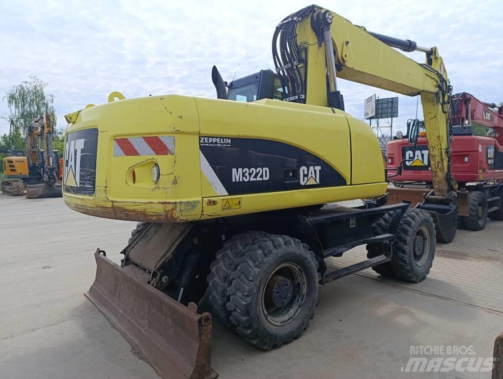 CAT M 322 D Kolesové rýpadlá