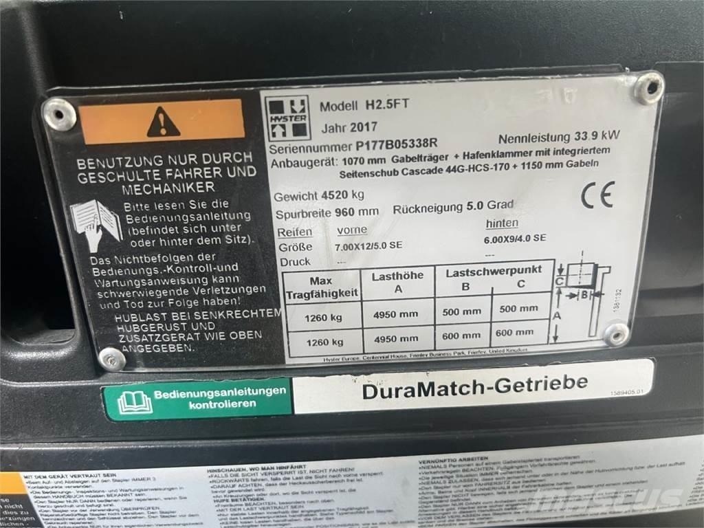 Hyster H2.5FT Dieselové vozíky