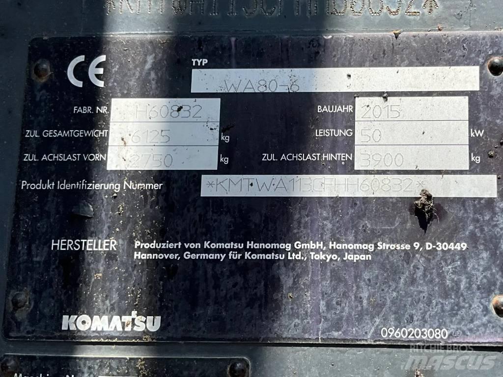 Komatsu WA 80-6 Kolesové nakladače