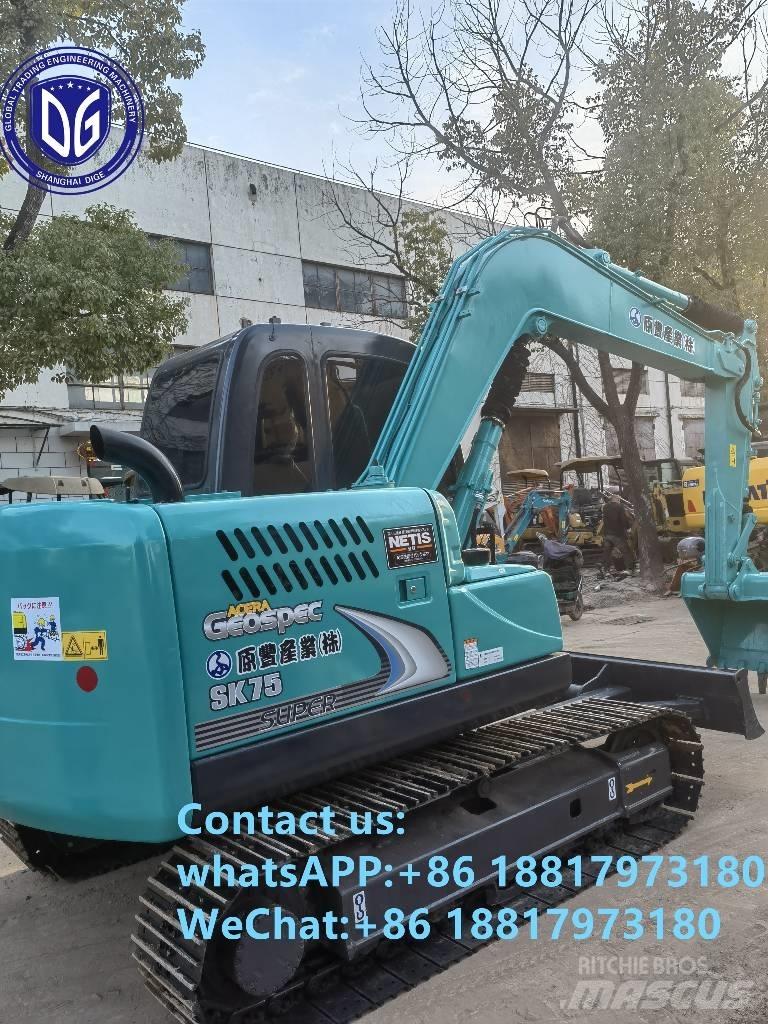 Kobelco SK75-8 Pásové rýpadlá