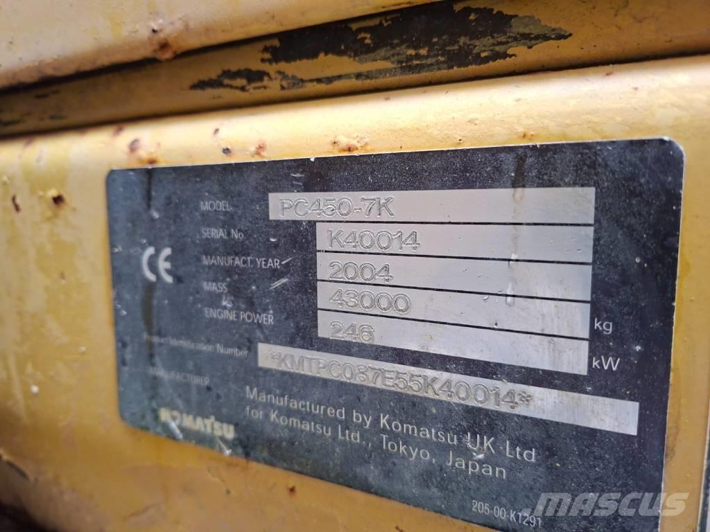 Komatsu PC 450-7 Pásové rýpadlá
