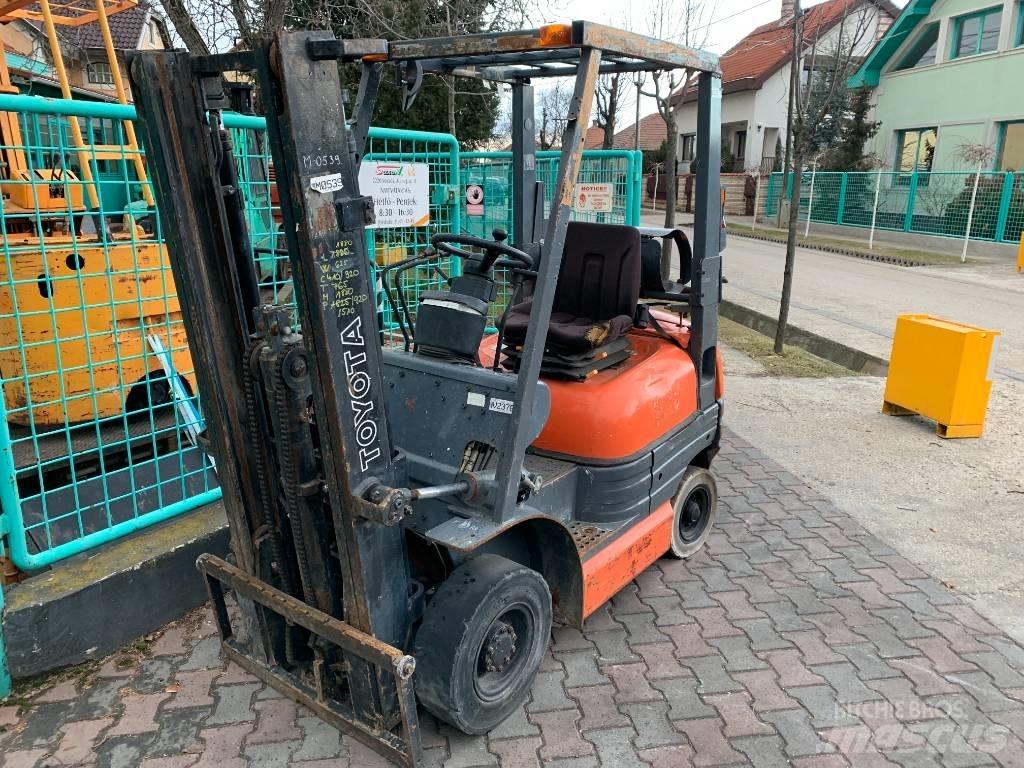 Toyota 6 FGF 15 LPG vozíky
