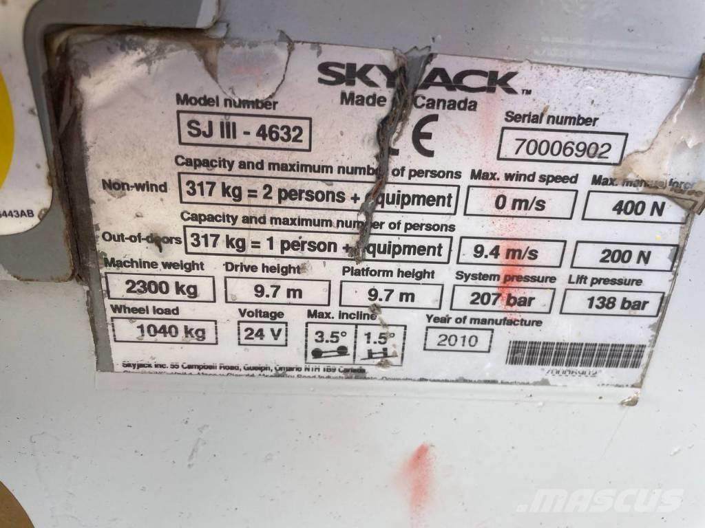 SkyJack SJ III 4632 Nožnicové zdvíhacie plošiny