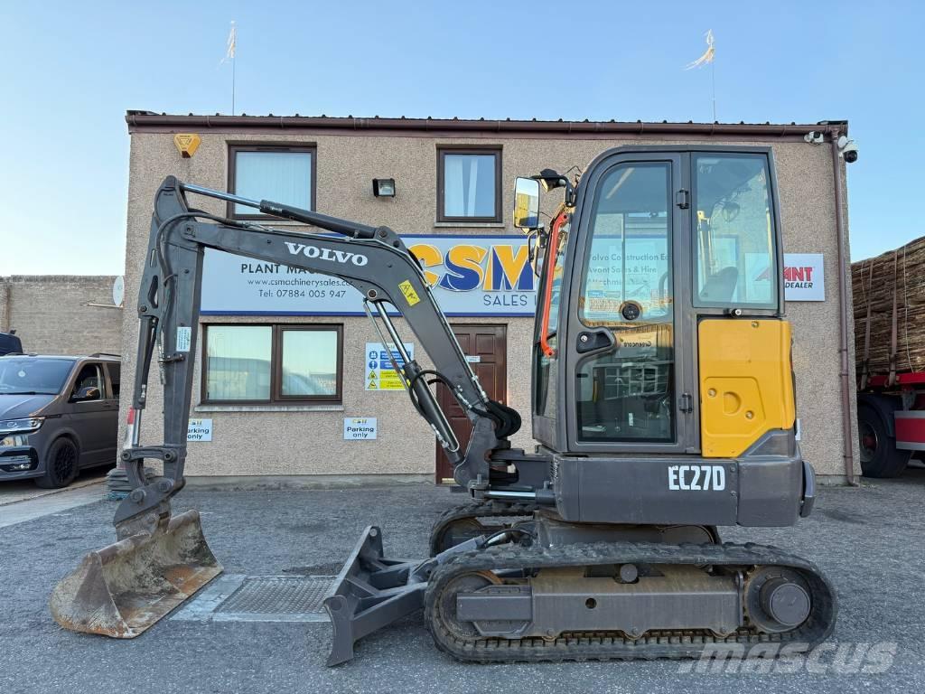 Volvo EC 27 D Mini rýpadlá < 7t