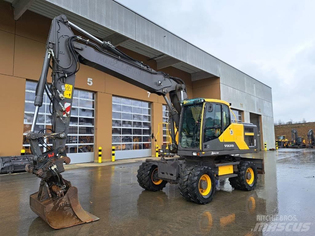 Volvo EW180E Kolesové rýpadlá