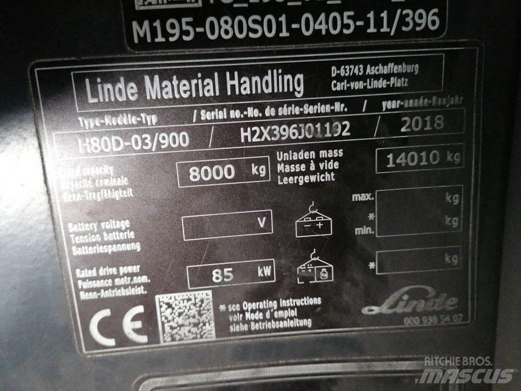 Linde H80D-03/900 Dieselové vozíky
