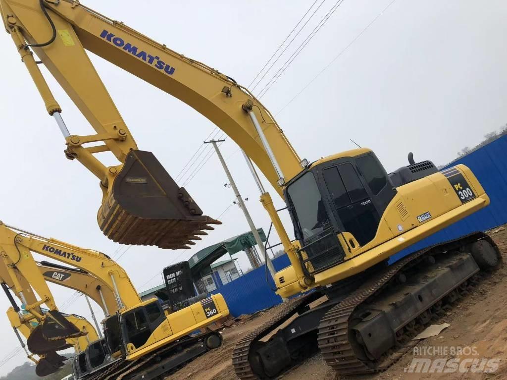 Komatsu 300-7 Pásové rýpadlá