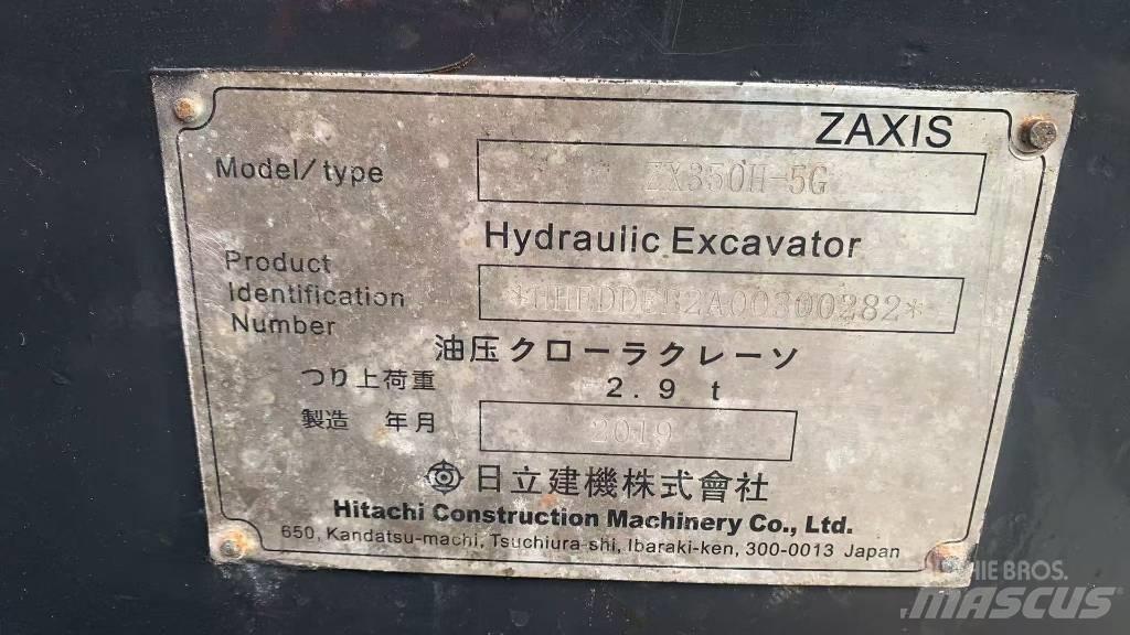 Hitachi zaxis350 Pásové rýpadlá