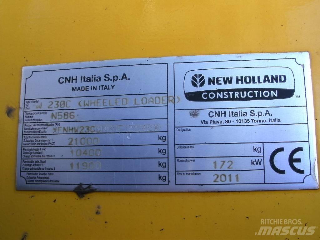New Holland W 230 C Kolesové nakladače