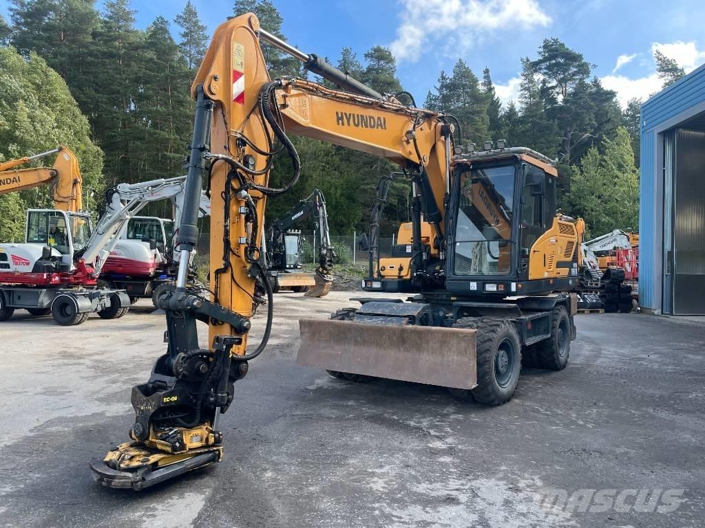 Hyundai HW 160 Kolesové rýpadlá