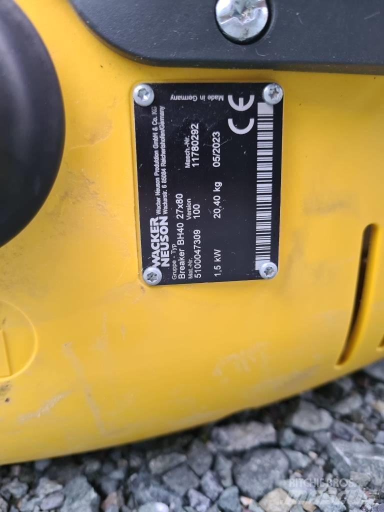 Wacker Neuson BH40 Búracie kladivá / Zbíjačky