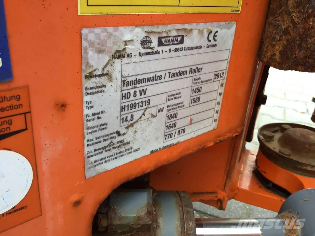 Hamm HD 8 VV Tandemové valce