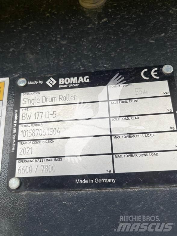 Bomag BW177D-5 Ťahačové valce