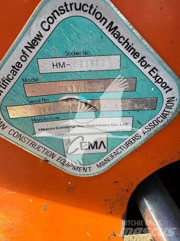 Hitachi ZX17 Mini rýpadlá < 7t