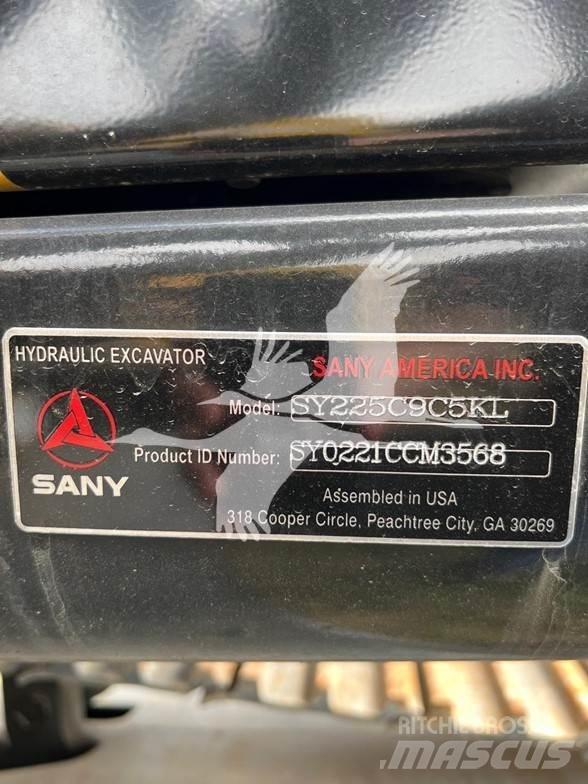Sany SY225C Pásové rýpadlá