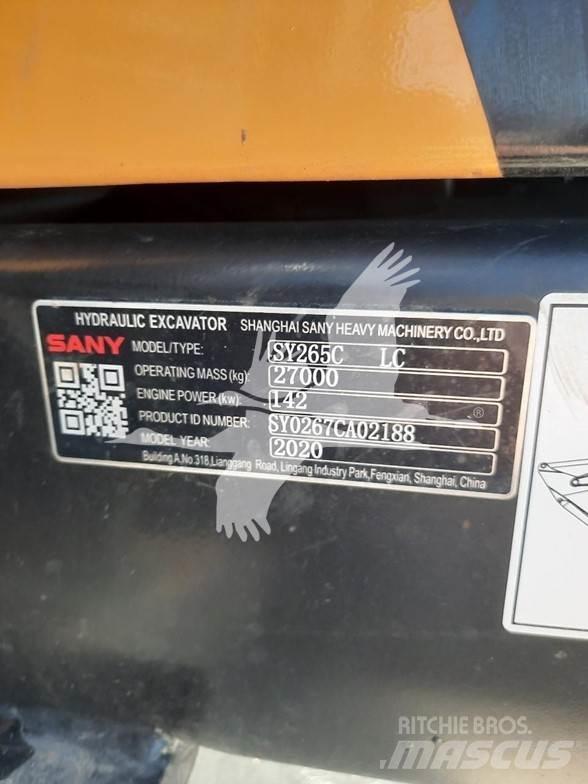 Sany SY265CLR Pásové rýpadlá