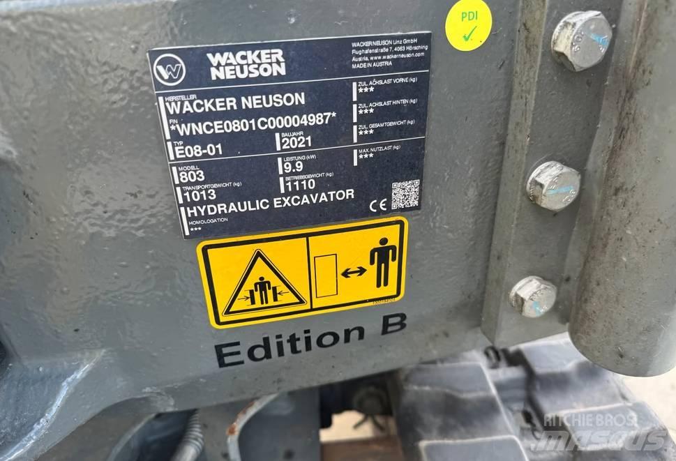 Wacker Neuson 803 Pásové rýpadlá