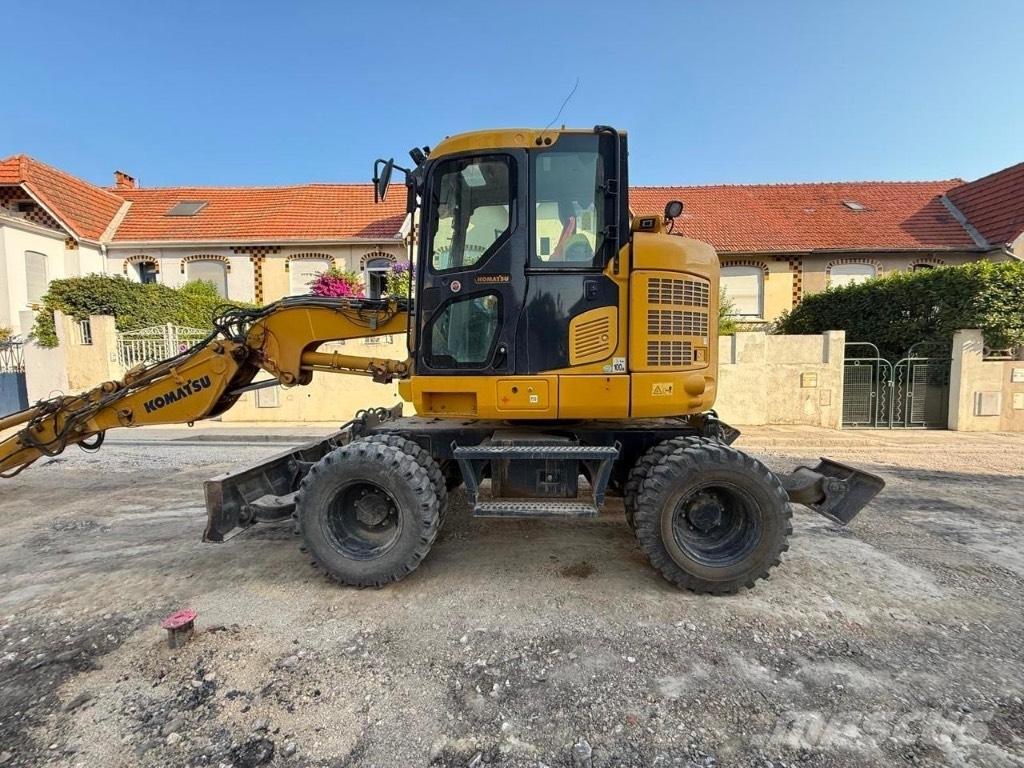 Komatsu PW 118 Kolesové rýpadlá