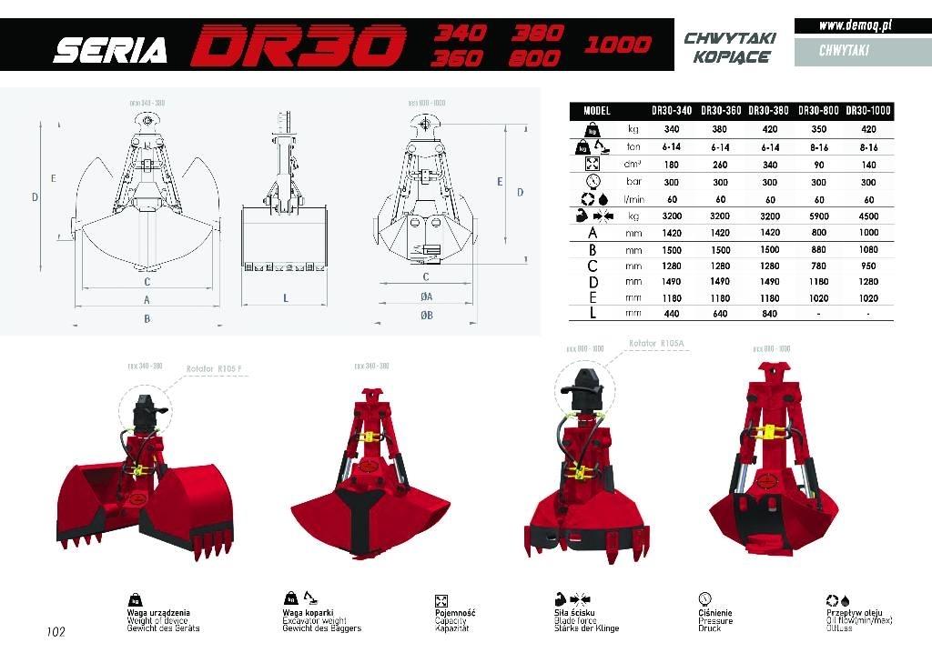  DEMOQ DR30 Drapáky
