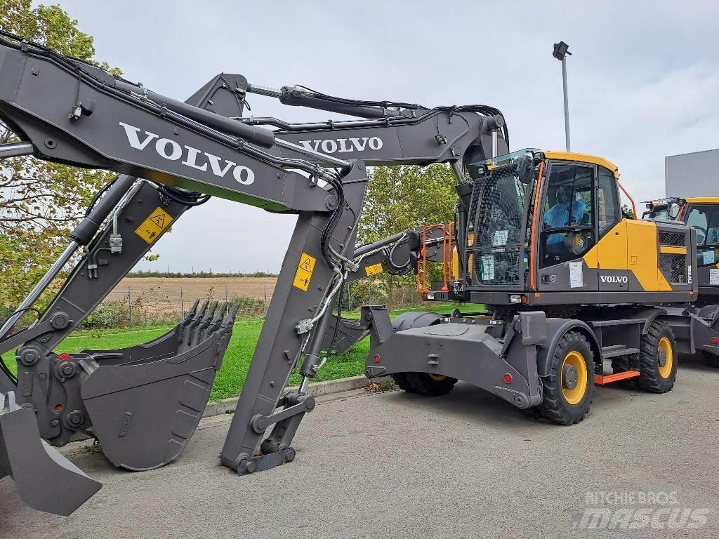 Volvo EW180E Kolesové rýpadlá